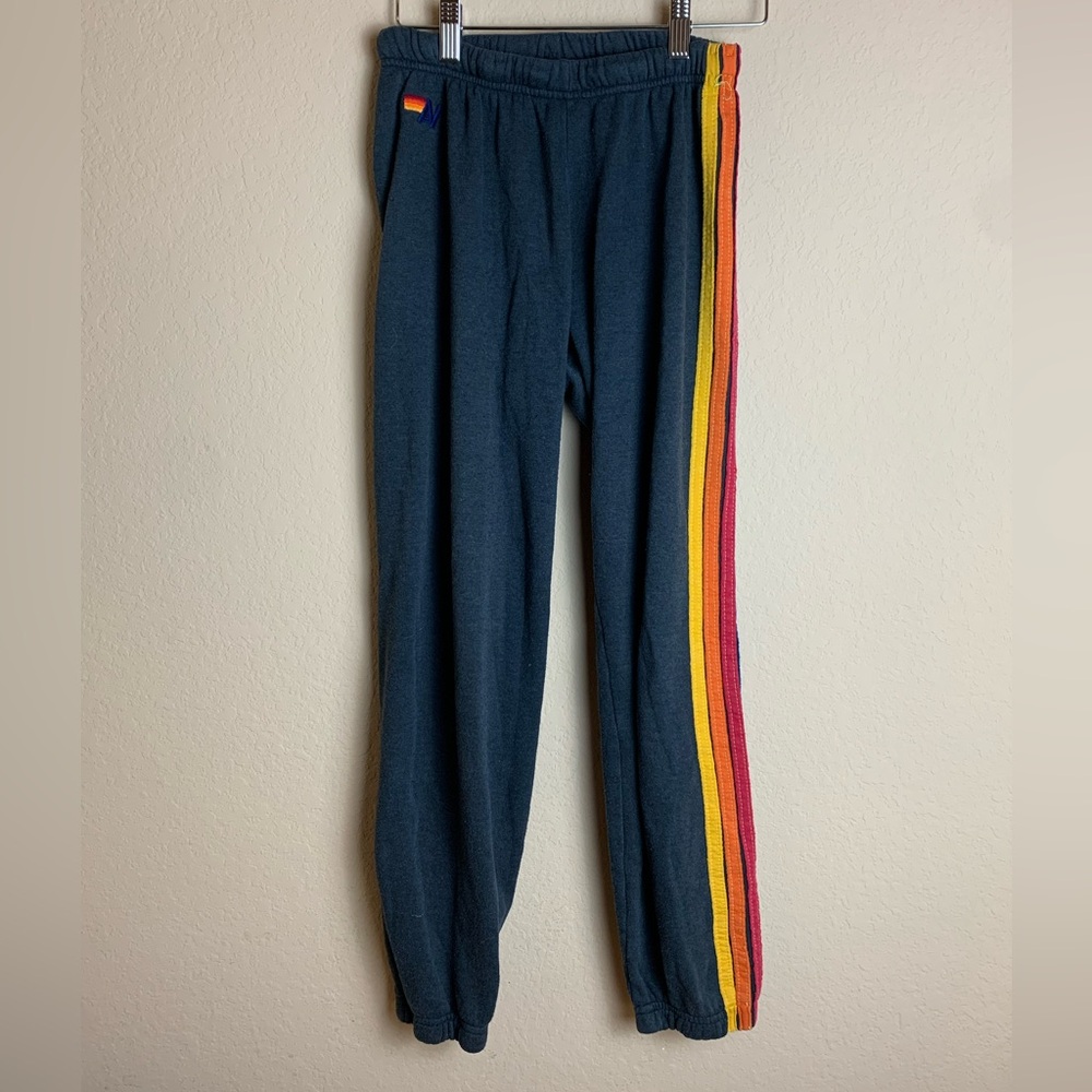 Aviator Nation 5 Stripe Sweatpants Size XS